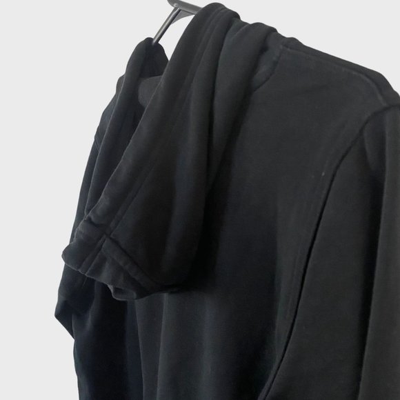 Kappa Logo Hoodie Mens Size Small Black And Green Graphic Long Sleeve Sweatshirt - Picture 6 of 13